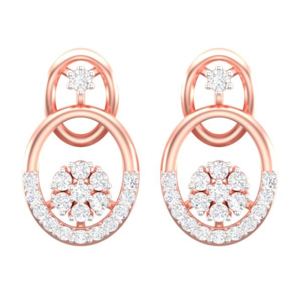 Traverse full blossom stud earrings