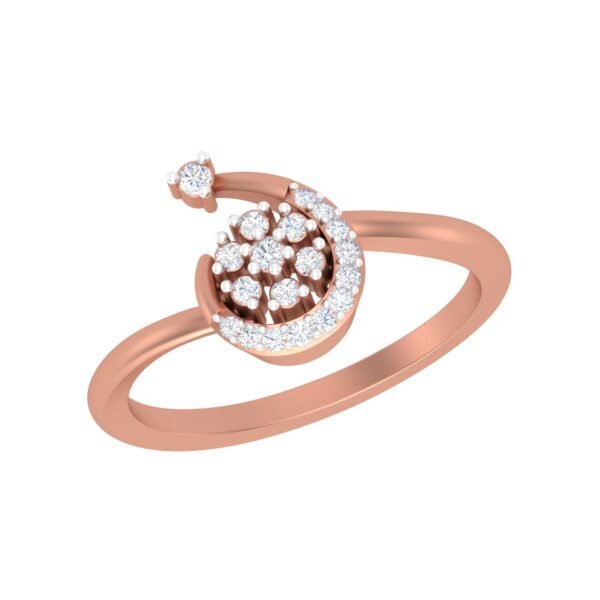 Peony Graceful Diamond Ring