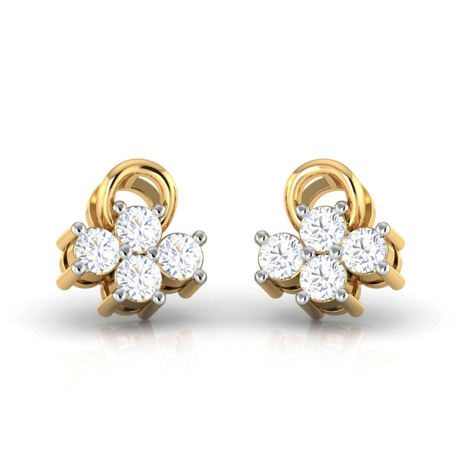 Artisanal Design with Diamond Designer Gold Plated Earrings for Ladies -  Style A002 – Soni Fashion®