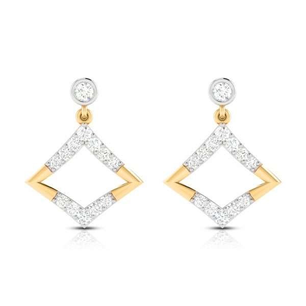 Bling-Tastic Edges Diamond Drop Earrings