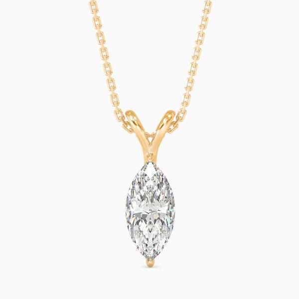 The Mystical Marquise Solitaire Pendant