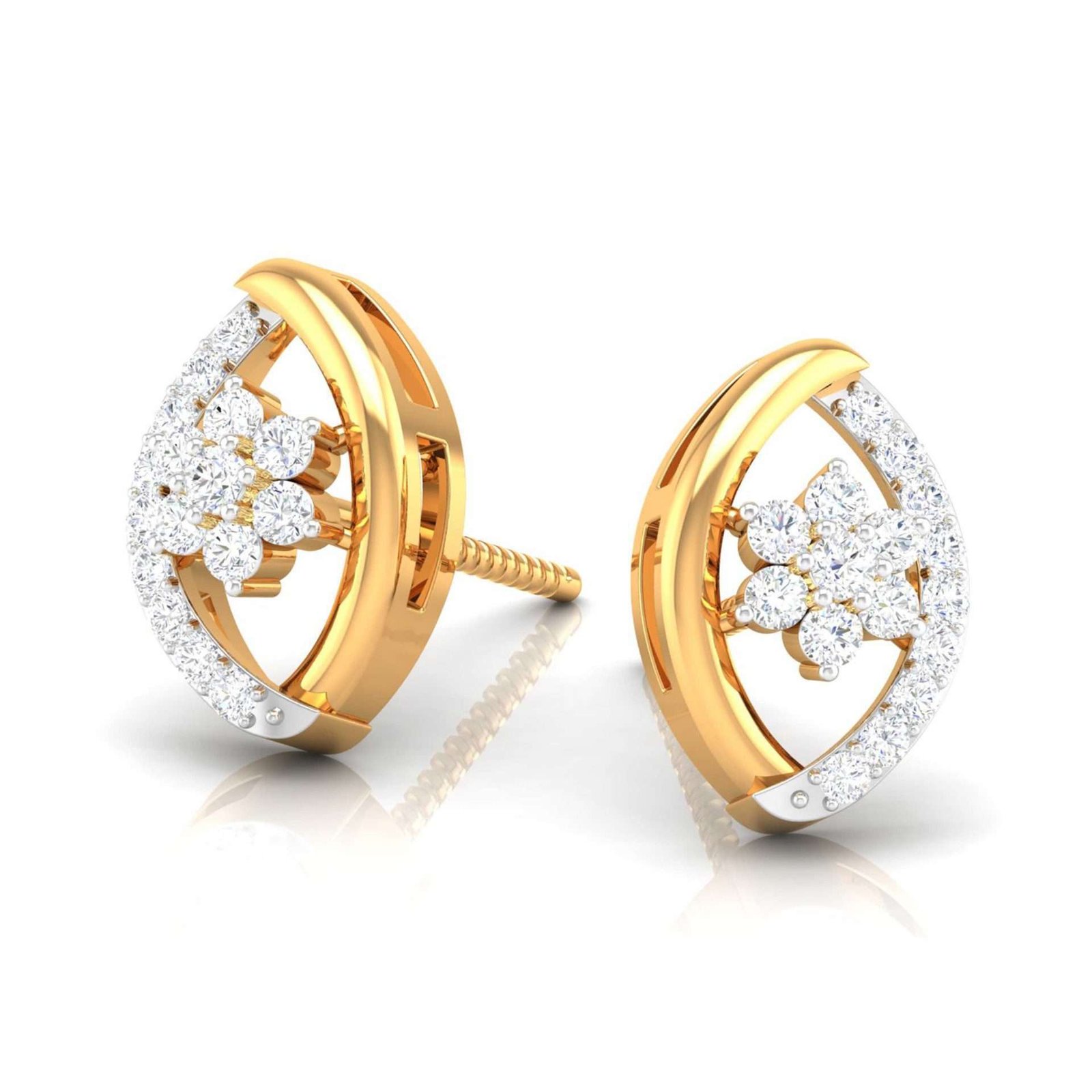 Buy Malabar Gold 22 KT Gold Studs Earring for Kids Online