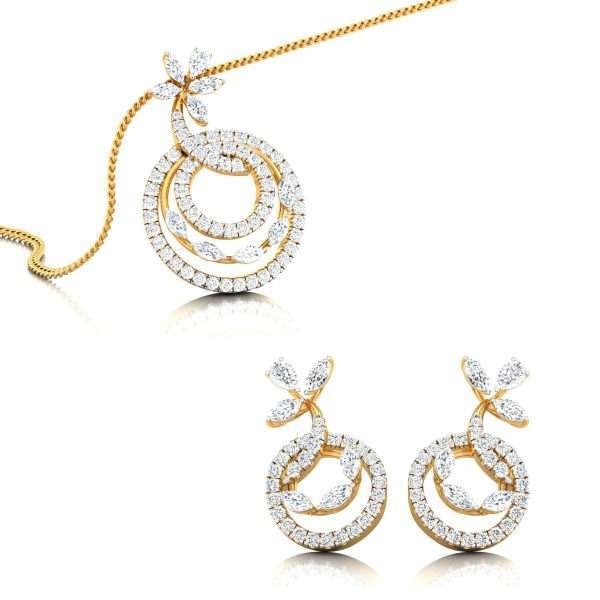 Shimmering Splendor Pendant Set for women
