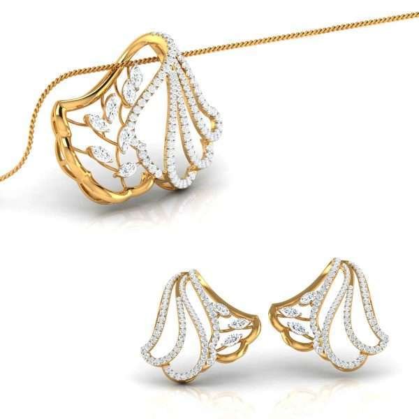Glistening Stars Pendant Set for women