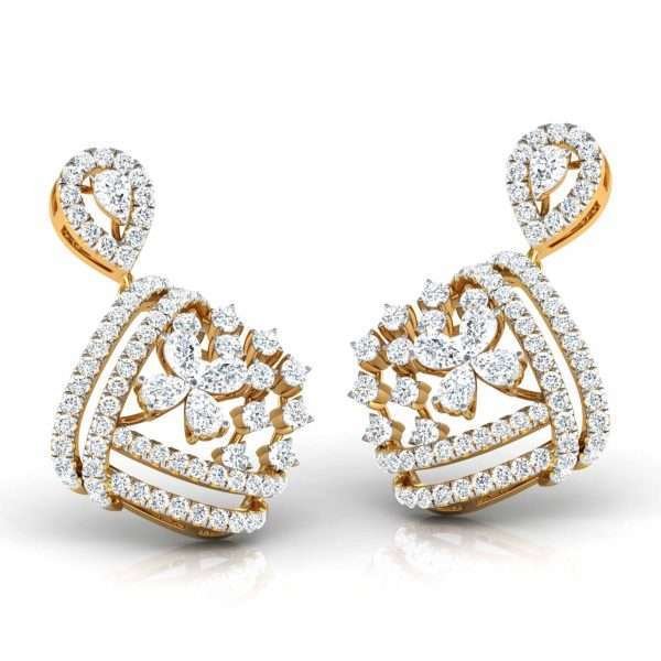 Tanishq Shimmering Diamond Stud Earrings Price Starting From Rs 74,768.  Find Verified Sellers in Balaghat - JdMart