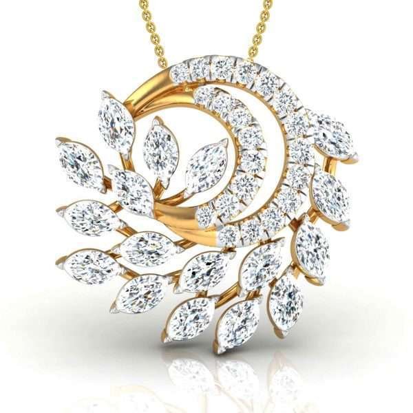 Glimmering Frost Pendant for women