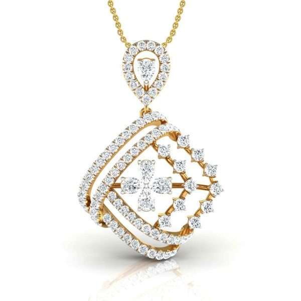Shimmering Star Diamond Pendant